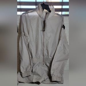 Adidas Women’s Romper Jacket Running Size Medium Vapour Grey HP2001 New NWT